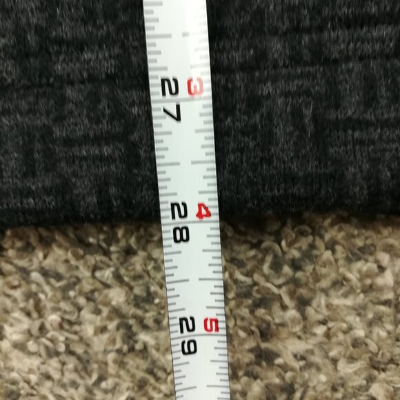 Ibex Jacket Thick Wool Geometric Zig Zag Full Zip Black Gray Mens Large - Picture 11 of 11